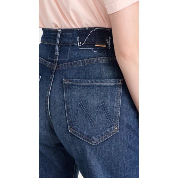 💕MOTHER SUPERIOR💕 The Lasso Heel Jeans ~ Let's Wine About It 32 NWT - Picture 10 of 16